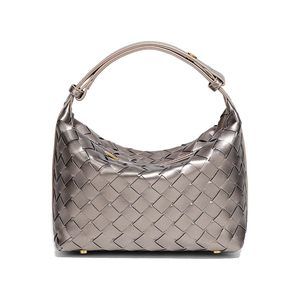 Elegant Metallic Hobo Bag